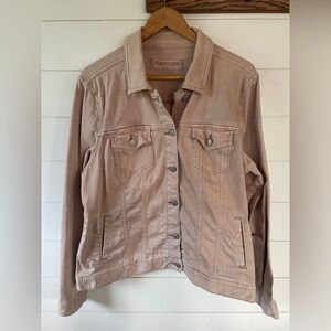 Maurices Denim Jacket - light pink Size XL